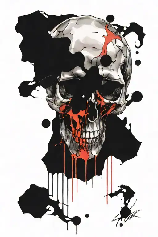 A Hand Breaking A Skull From Behind