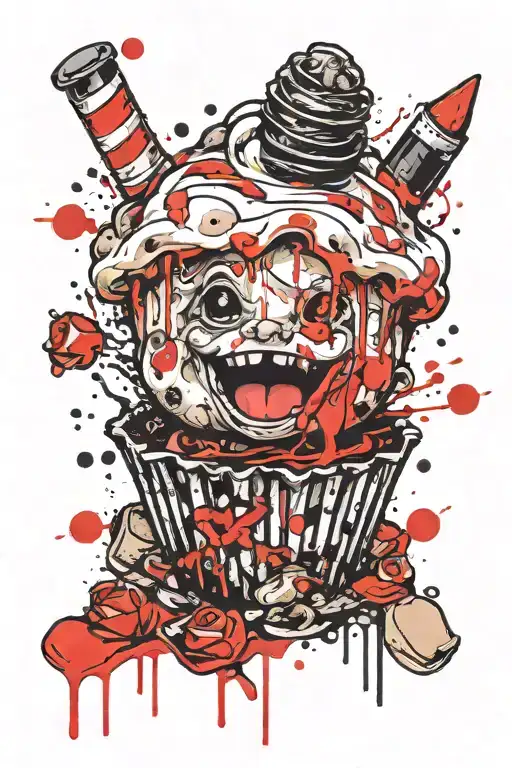 Baby With A Smiling Muffin