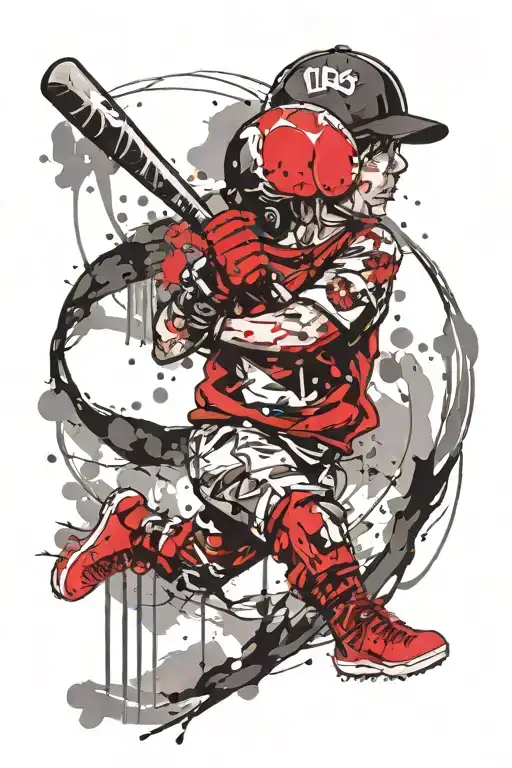 Baby With Baseball Bat