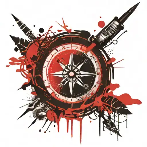 Compass Marking 220 With The Phrase Find Your Real North