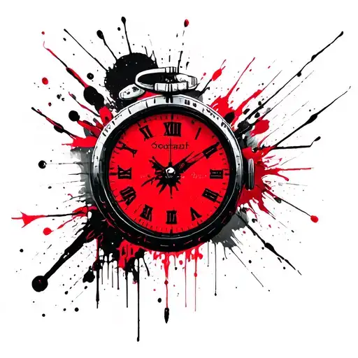 Time Music Cyberpunk Inspired Design Featuring