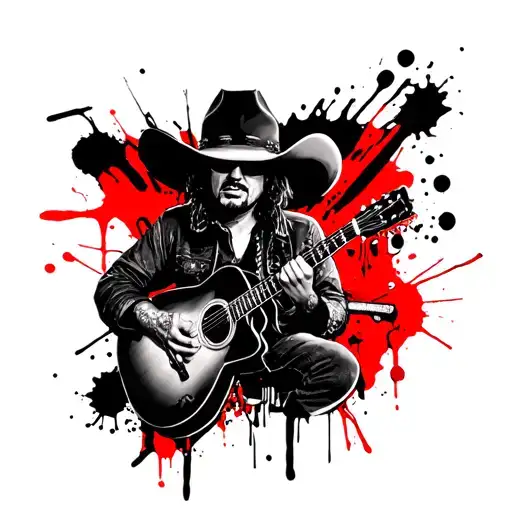 Country Singer Surrounded