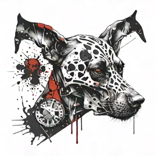 Skull And Doberman