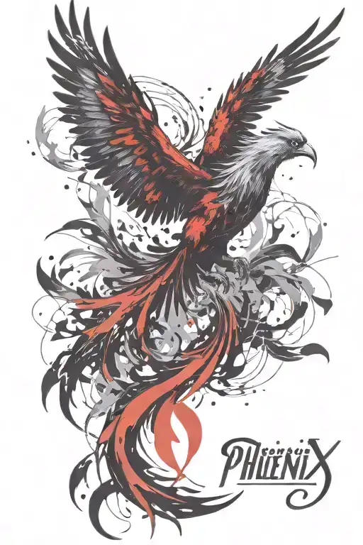 Phoenix Rising From Ashes