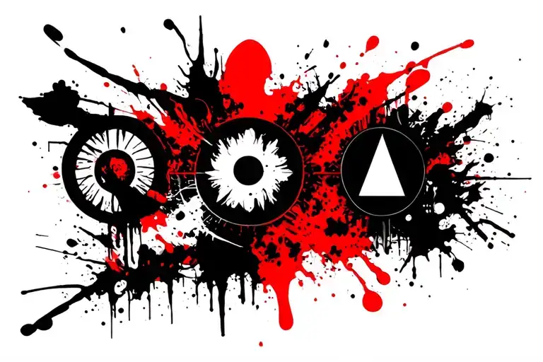 Symbolic Symbols Placed In A Dainty Line On Forearm