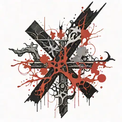 Leviathan Cross In Tree Of Life