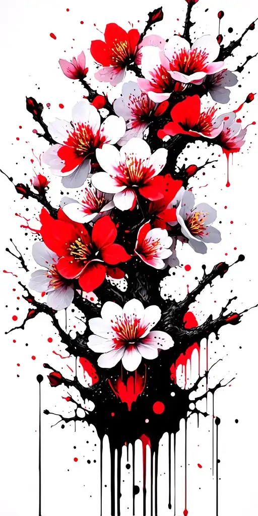 Sakura Branch Growing