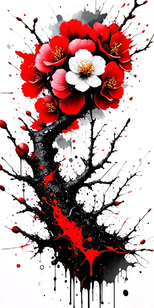 Sakura Branch Growing