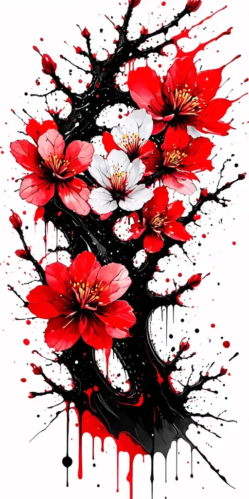 Sakura Branch Growing