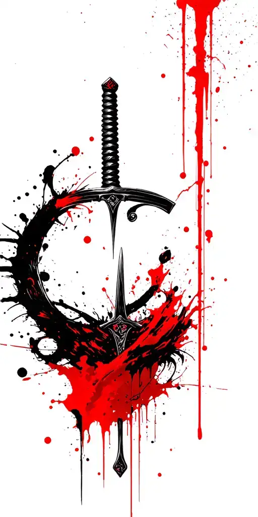 Katana Piercing Skin