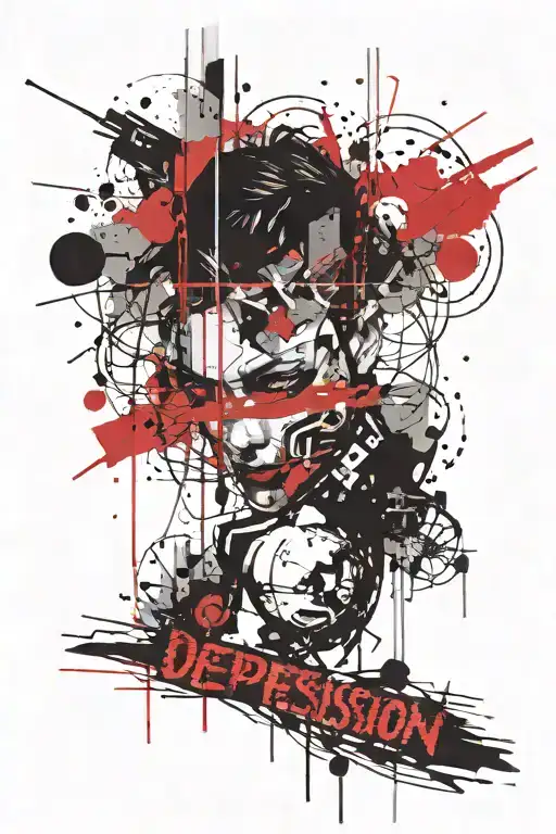 Depression Lies To Myself Text