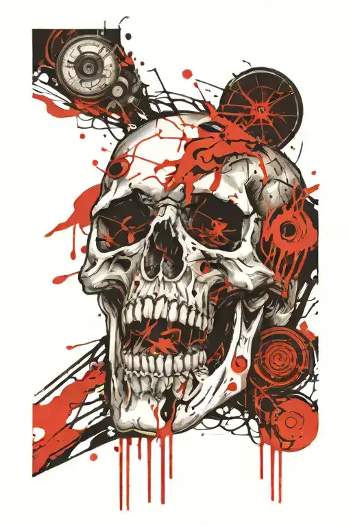 Skull And Eye Forearm