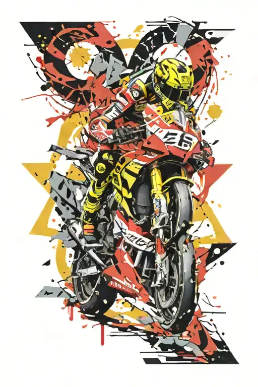 Valentino Rossi Sun Moon Surrounded