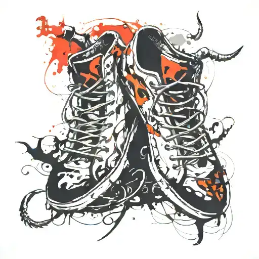 Shoe With A Scorpion In It