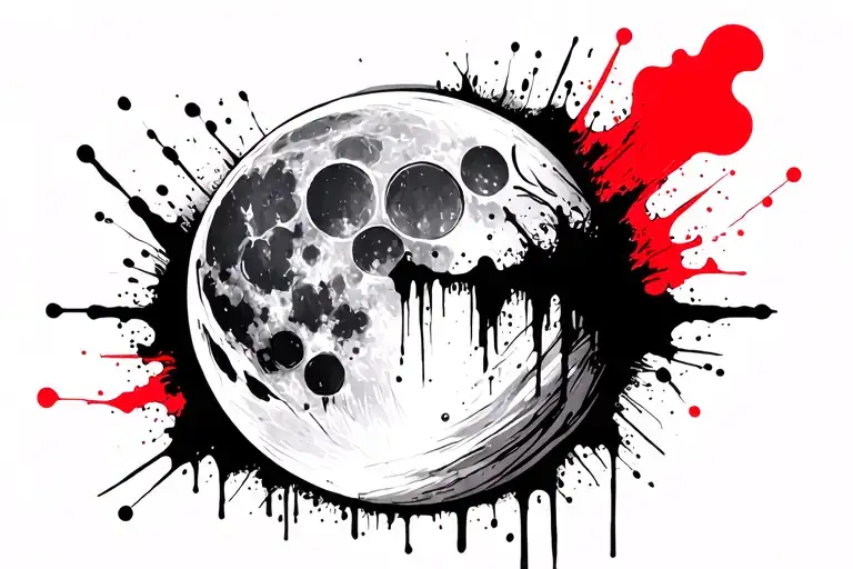 Moon And Trishul Minimal