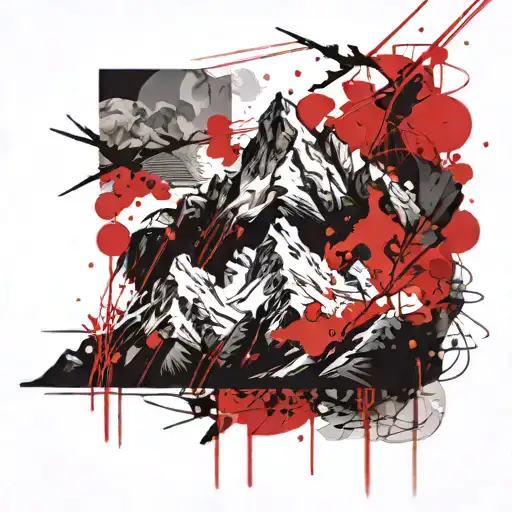 Mountain Range Silhouette