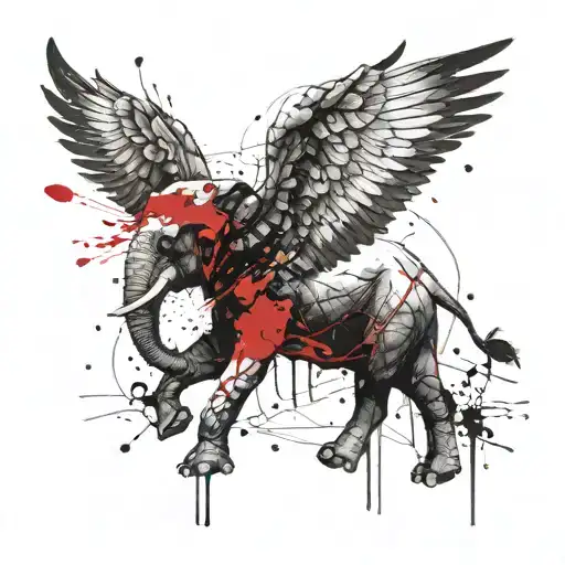 Elephant With Eagle Wings