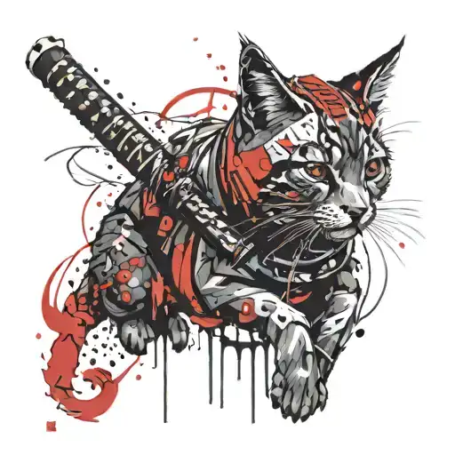 Samurai Kitten