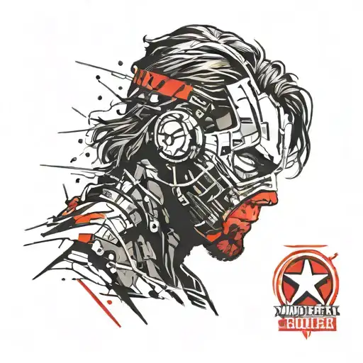 Marvel Winter Soldier In Half Face Mask