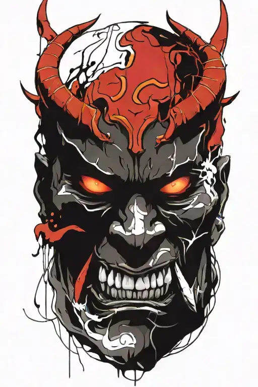 Demon Oni Mask