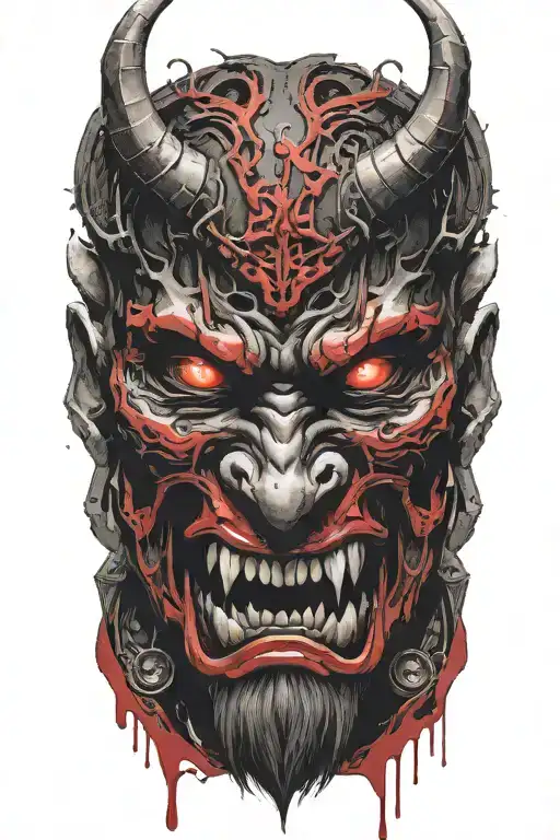 Demon Oni Mask