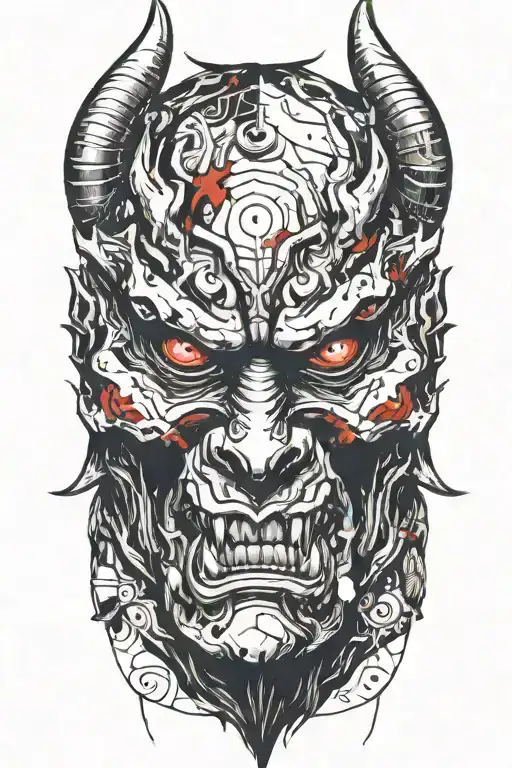 Demon Oni Mask
