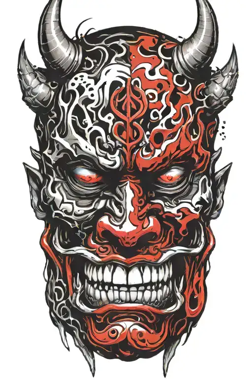 Demon Oni Mask