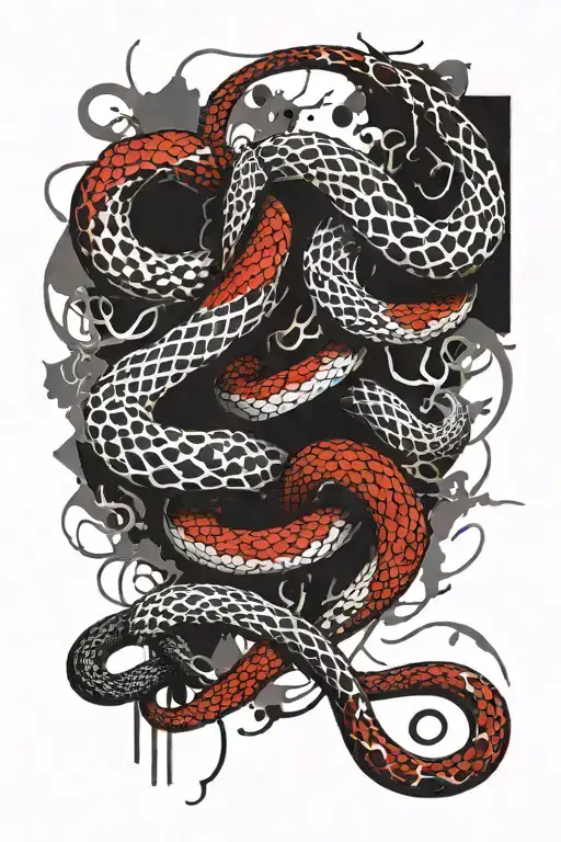 Fire Snake Coiled