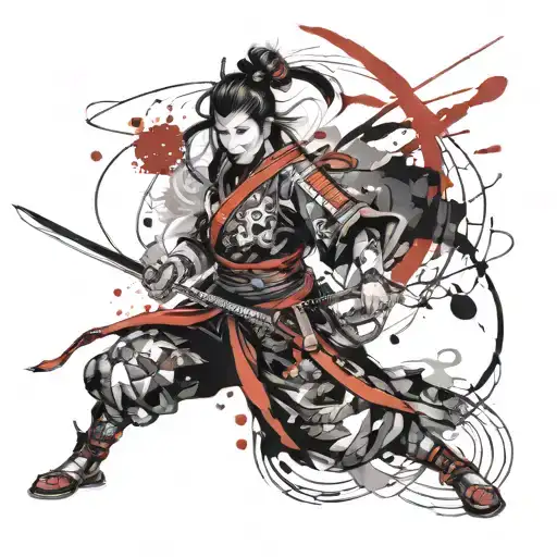 Japanese Female Samurai Warrior