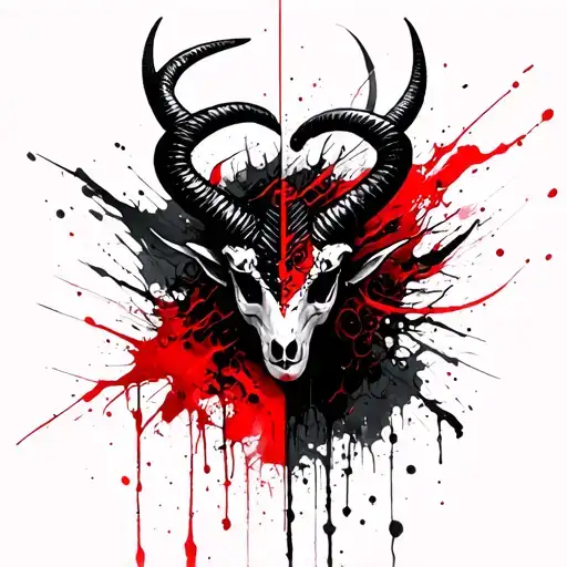 Combination Of Libra And Capricorn Tattoo Design Inspired