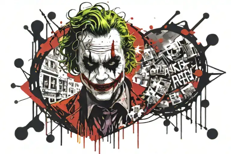 The Joker And Burning City