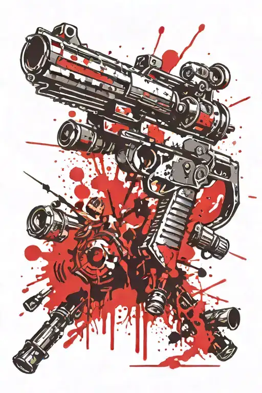 Grenade Launcher Stands And Prepares To Fire