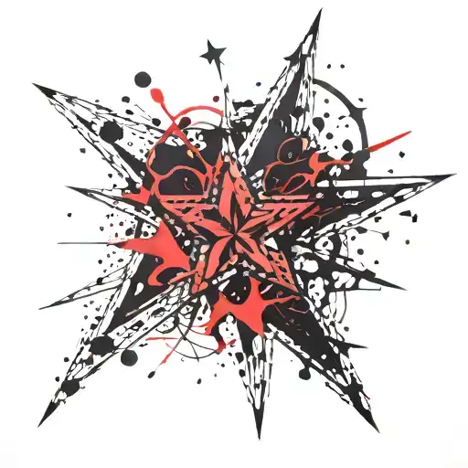 Star Tattoo Dedicated To The Rejection Of Self-harm