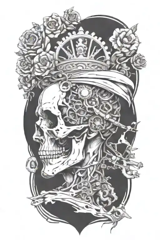 Marcus Aurelius And Skull