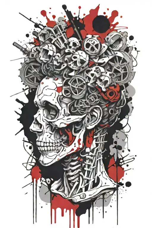 Marcus Aurelius And Skull