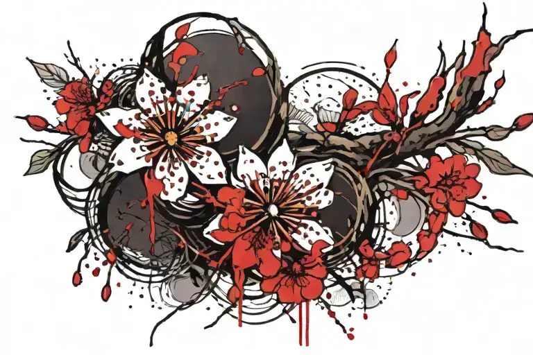 Dark Moon Cherry Blossom