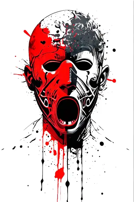 Corey Taylor And His Mask Coming Off