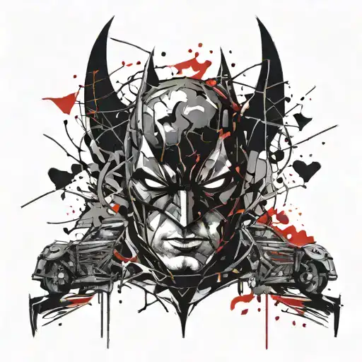 High Contrast Batman Symbol