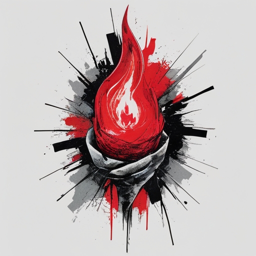 Crimson Ember of Eternal Light