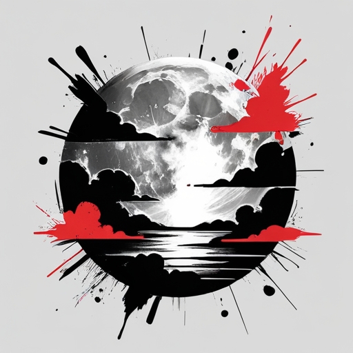 Moonlit Horizon Tattoo idea