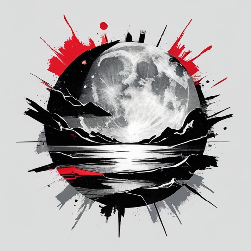Moonlit Horizon Tattoo idea