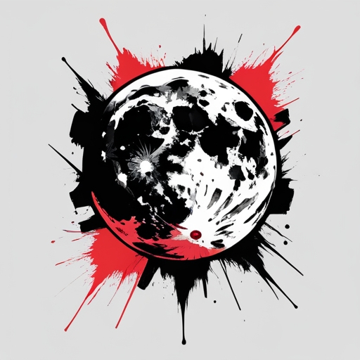 Moon’s Silent Flame Tattoo idea