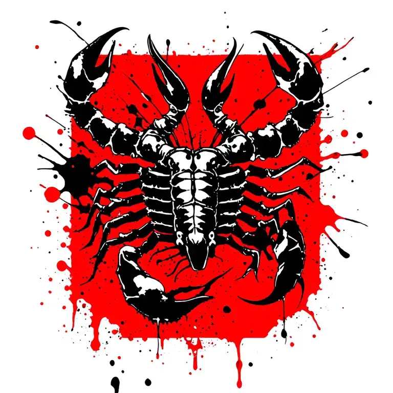 Gemini And Scorpio Sign Intertwined