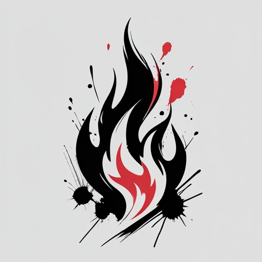 Frostborn Flame Tattoo idea