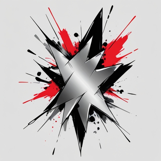 Silver Shard Tattoo idea