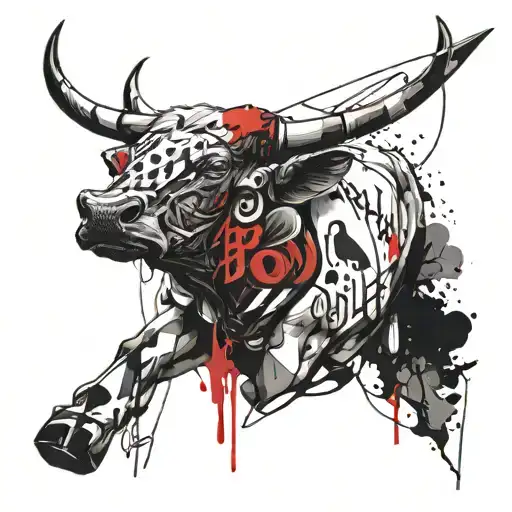 Lettering Style Calf Sized Tatto