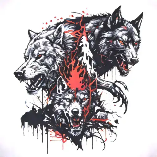 Twin Werewolf Forest