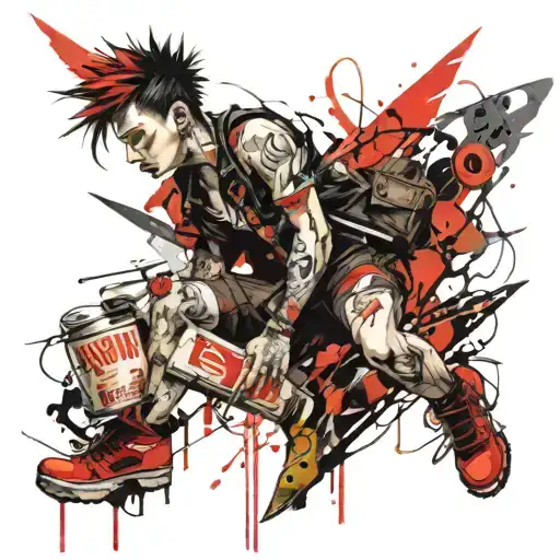 Drunk Punk Fairy Flying