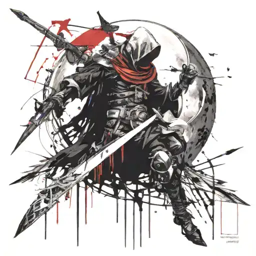 Final Fantasy Reaper And Moon Rising