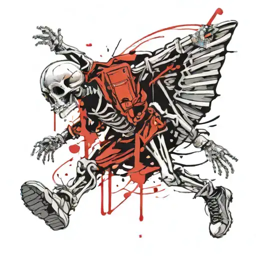 Skeleton Paratrooper